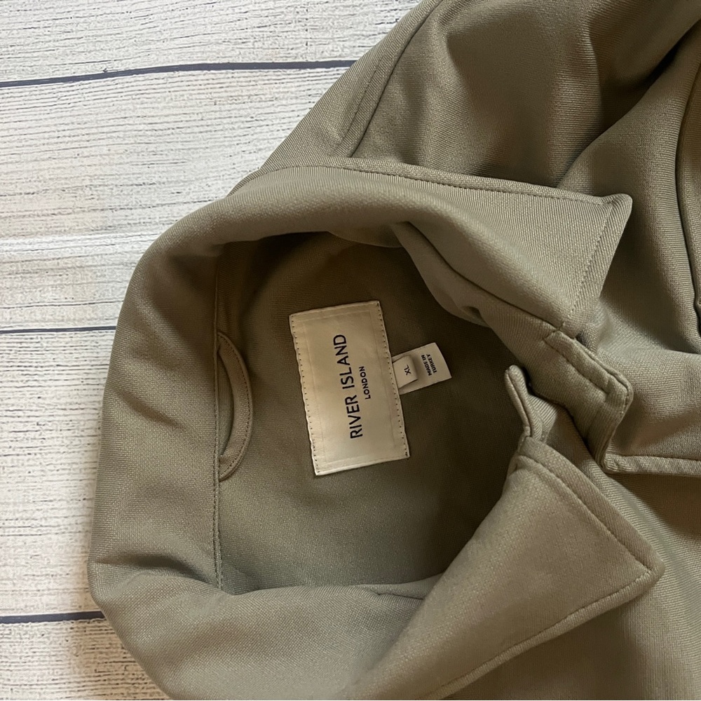River island khaki green over shirt
